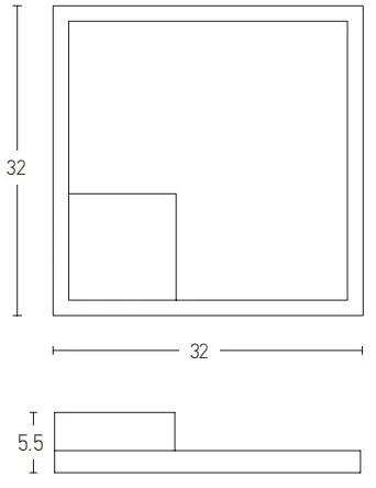 Lustră LED aplicată dimabilă LED/12W/230V negru Zambelis 2029
