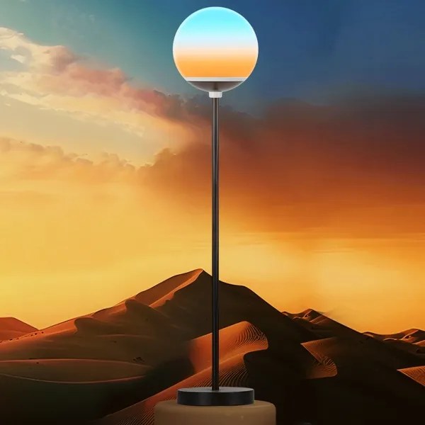 Aigostar - Lampă de podea MESH LED RGBW, 8W, 230V, cu telecomandă