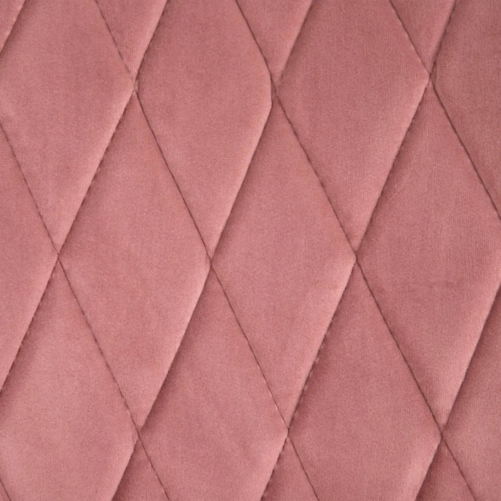 Scaun dining roz din catifea Chair Pink Velvet