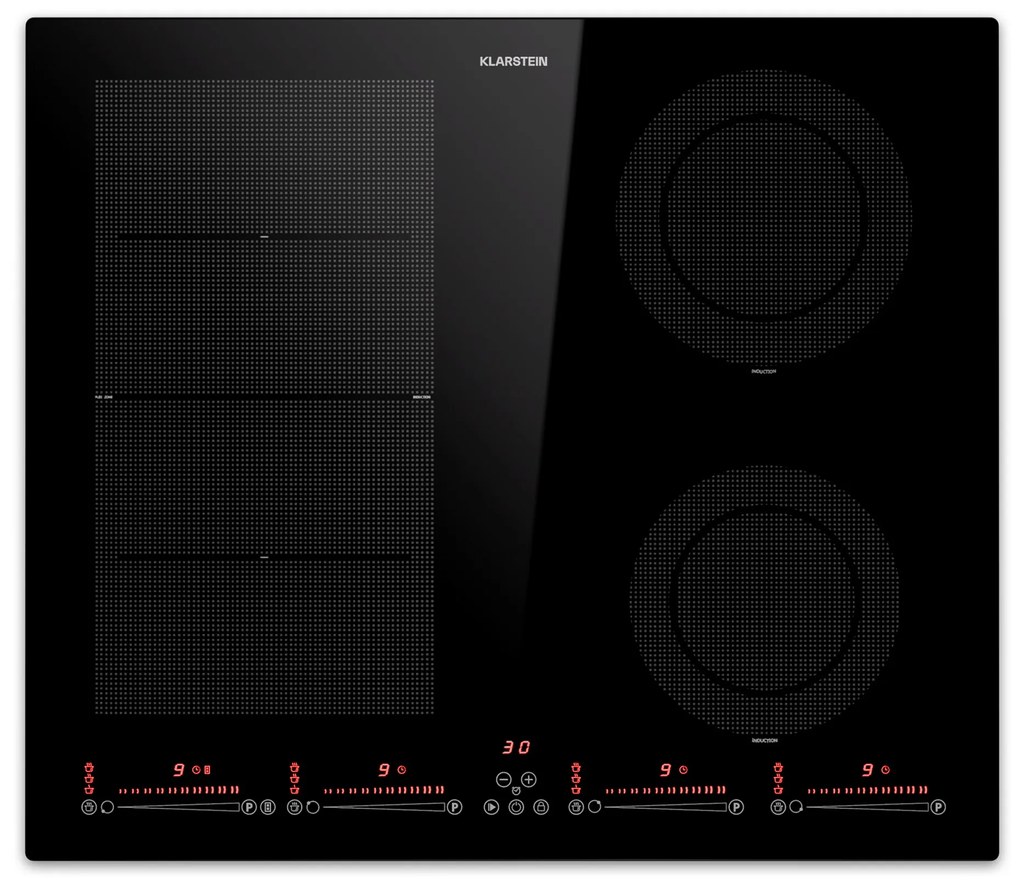 Masterzone 60 Hybrid, plită cu inducție, max. 9600 W, încorporat, 4 zone Flex, tehnologie ThermoBoost, Smart Flex