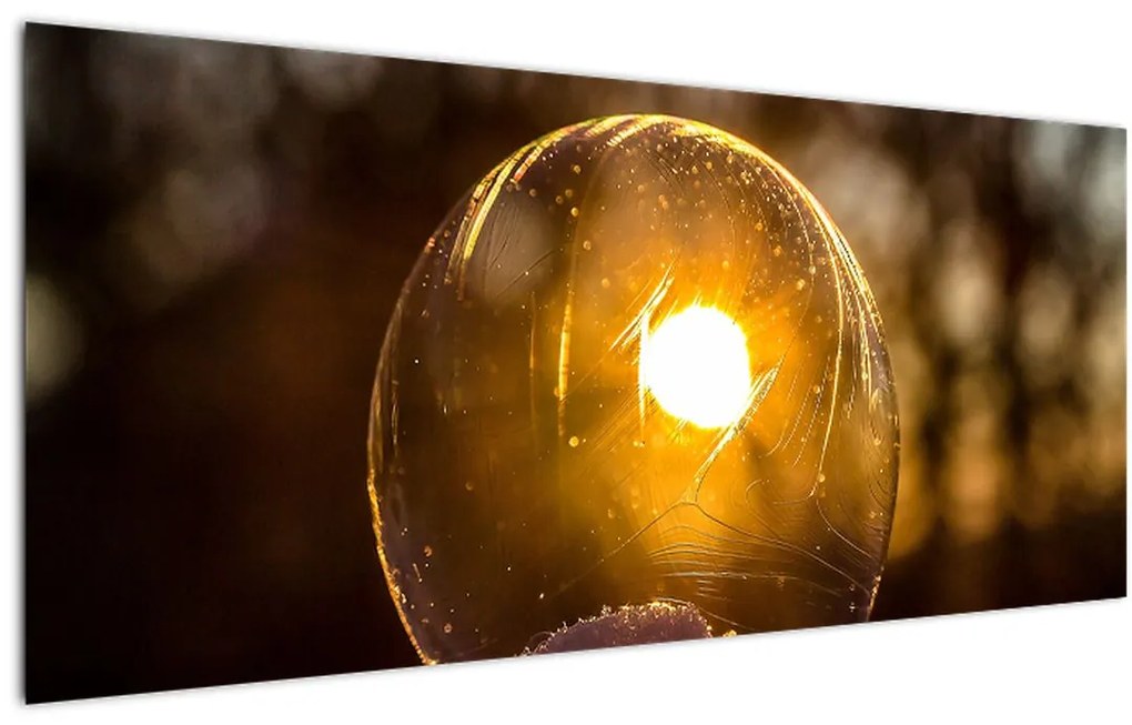 Tablou - Bulă transparentă (120x50 cm)