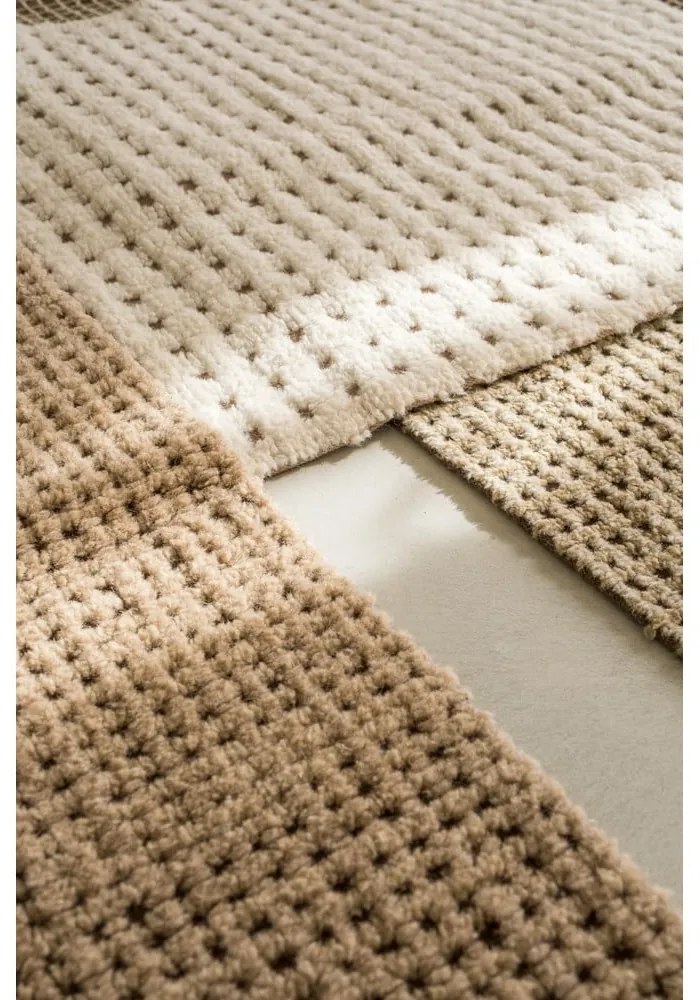 Covor fildeș lavabil, țesut manual din lână 170x240 cm Unexpected Wool – Lorena Canals