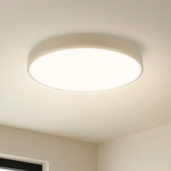 Brilagi - Plafonieră LED POOL, 48W, 230V, 3000/4500/6000K, diam. 40 cm, bej