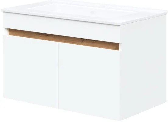 Dulap sub lavoar Puresa 80 cm, alb