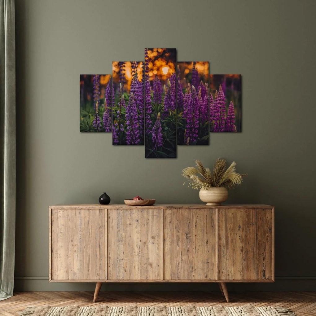 Tablou - Flori de lupin (150x105 cm)