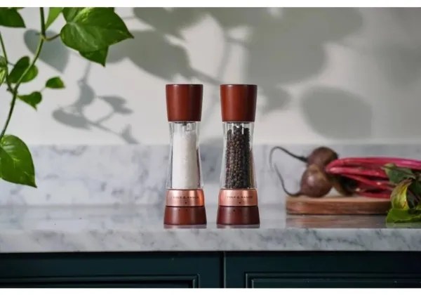 Set de râșnițe pentru sare și piper Cole&Mason DERWENT 2 buc. 19 cm fag/maro