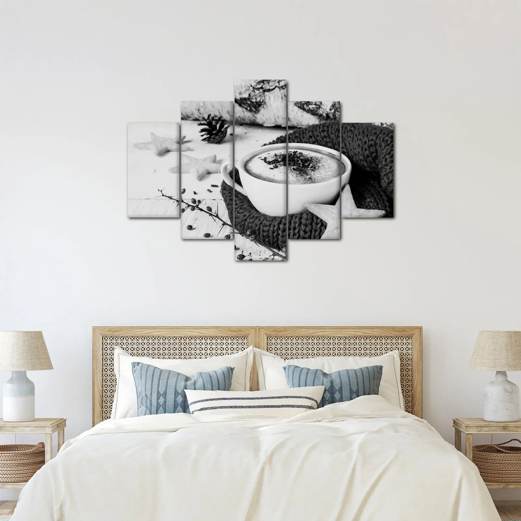 Tablou - Cappuccino de iarnă (150x105 cm)