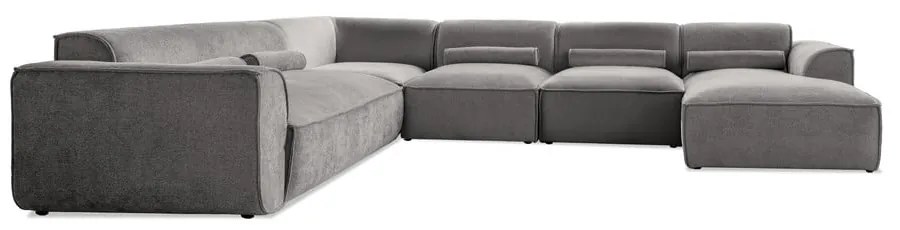 Colțar gri deschis (cu colț pe partea stângă /în formă de "U") Flex Felix – Miuform