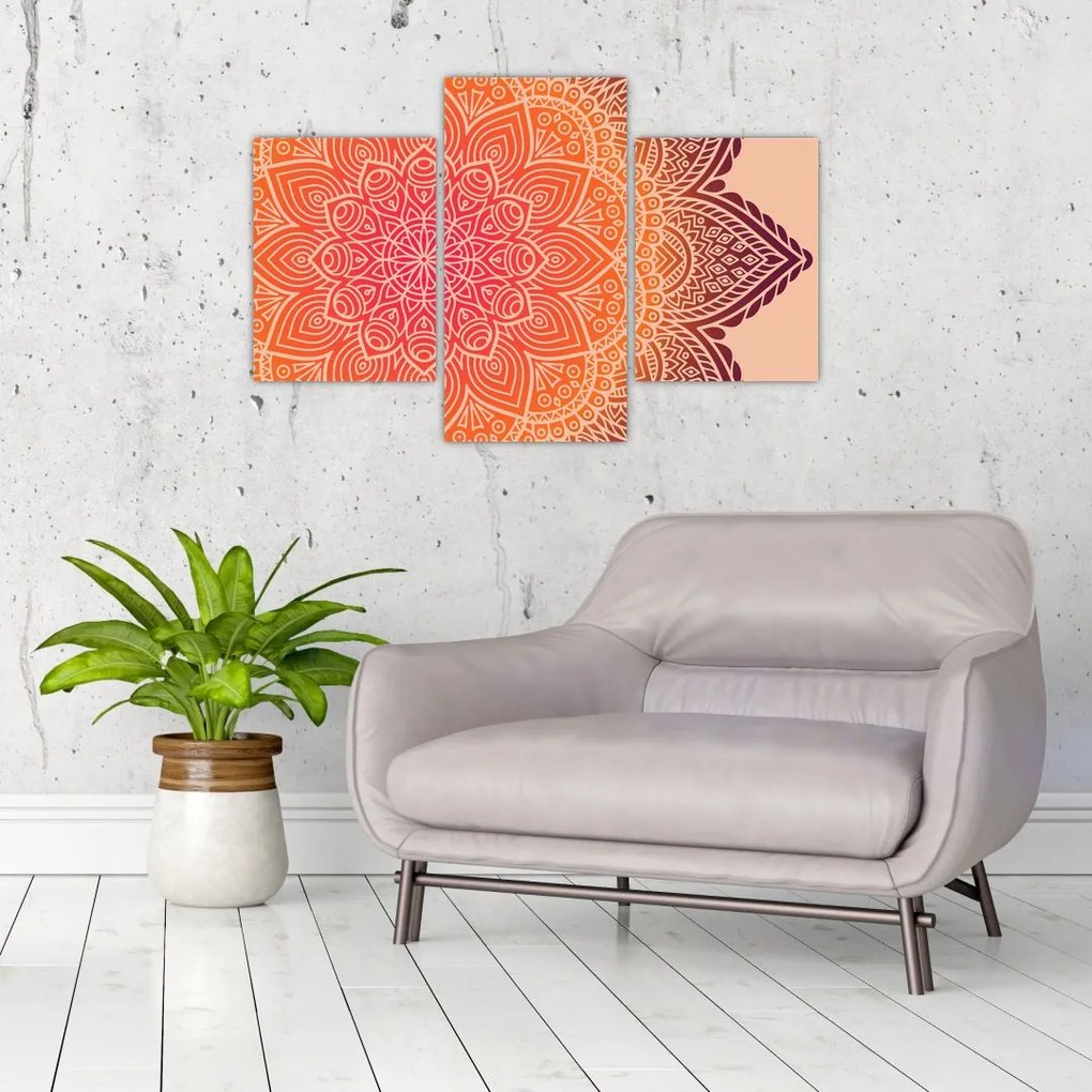 Tablou - Mandala artă (90x60 cm)