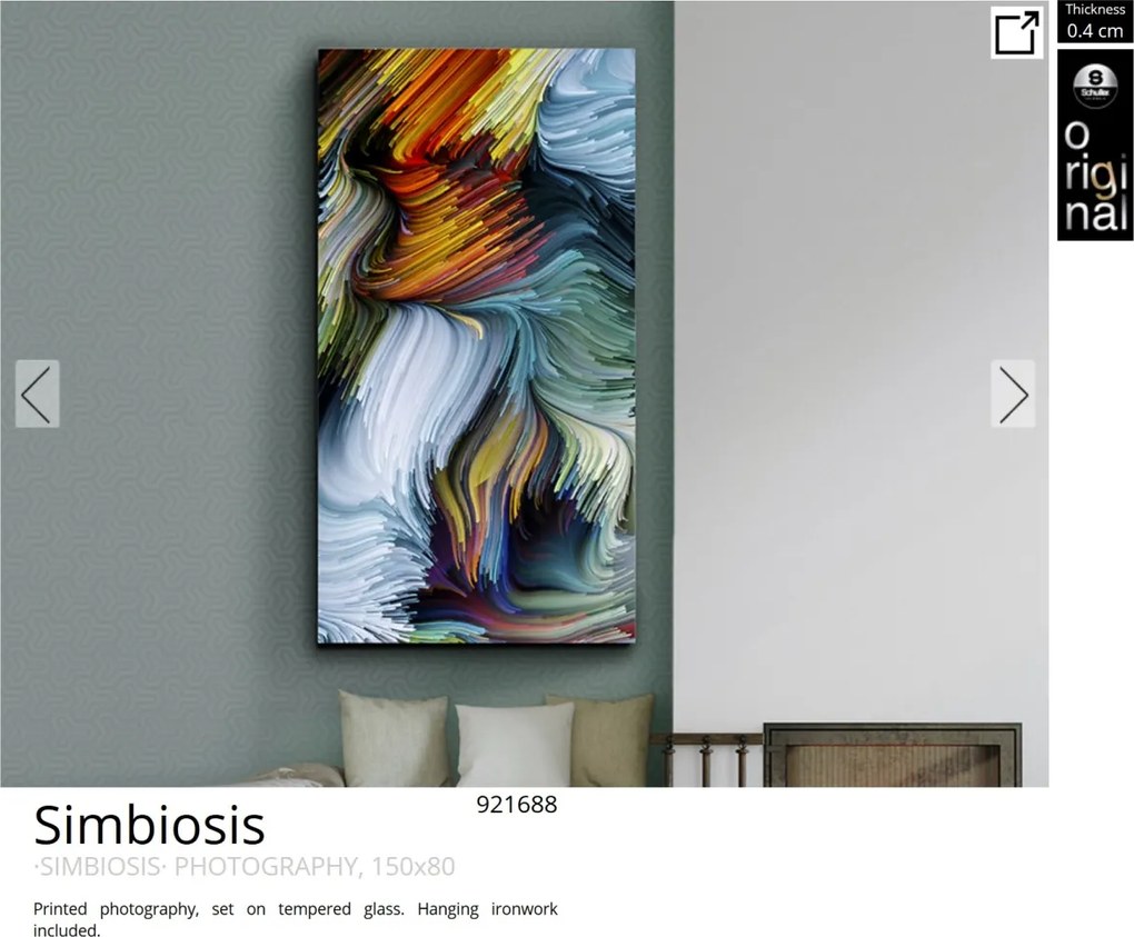 Tablou decorativ Simbiosis, 150x80cm SV-921688