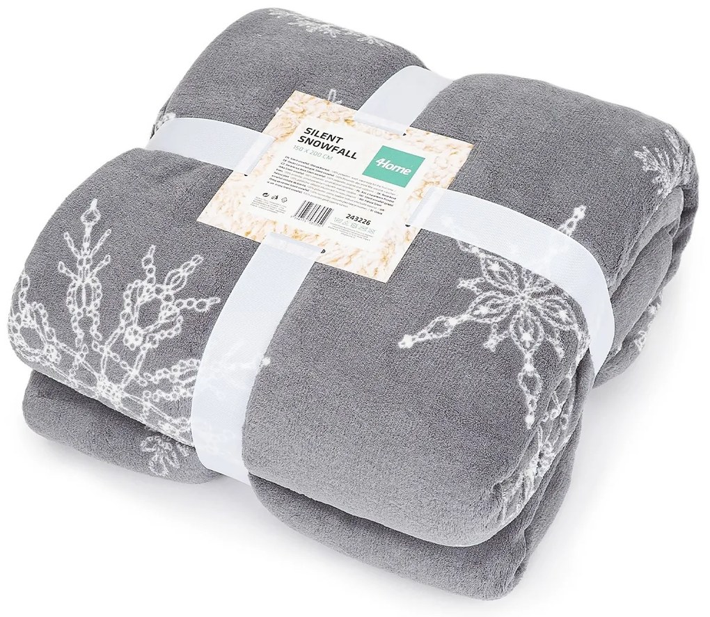 Pătură imitație blăniță 4Home Silent Snowfall, 150 x 200 cm