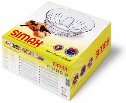 Simax 5041 formă de sticlă pentru prăjituri, 25cm, 2 l