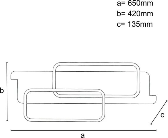 Plafonieră LED dimabilă LED/95W/230V 3000-6500K + telecomandă