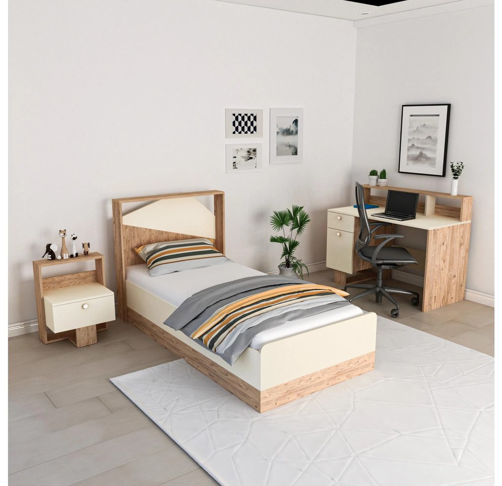 Cameră de studenți Mekali 5 (pin atlantic + bej) . 1096150