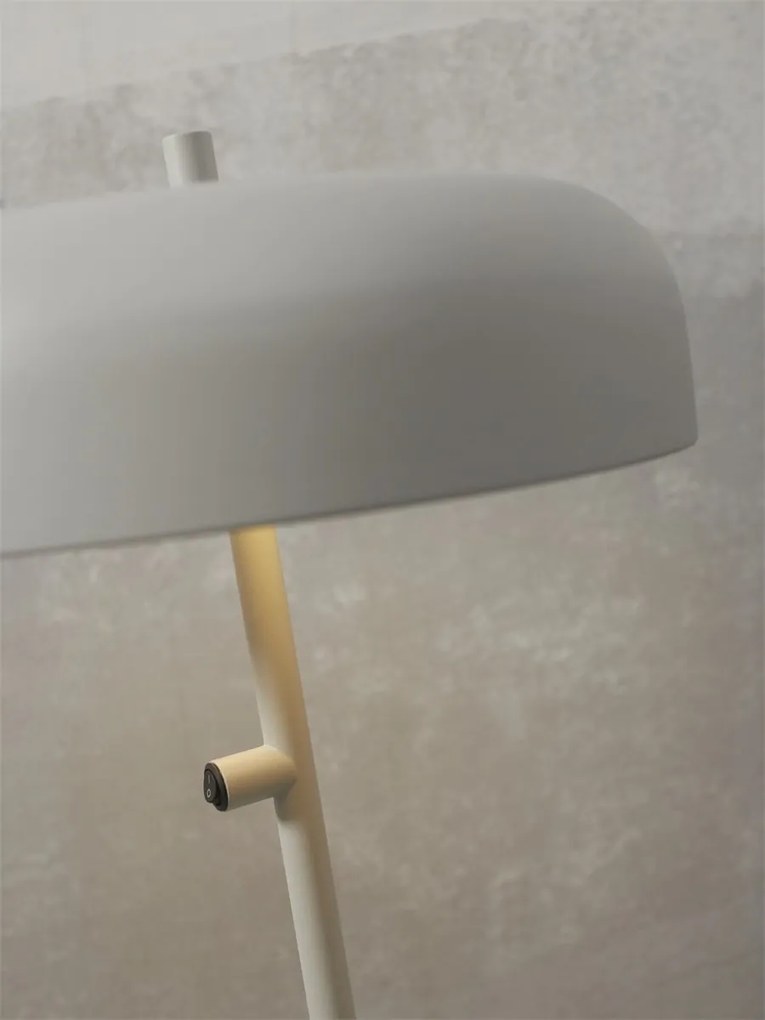 Veioza/Lampa de masa din metal Porto L gri