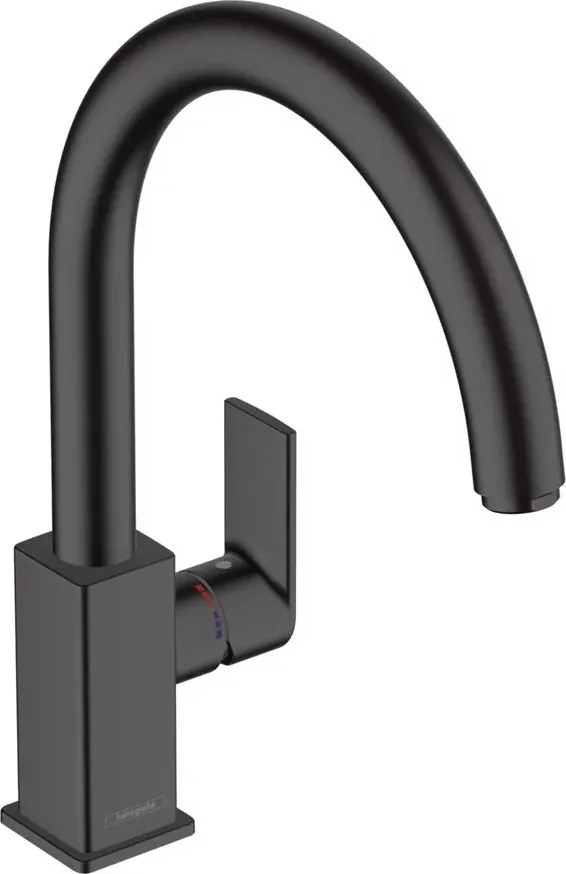 Baterie bucatarie Hansgrohe Vernis Shape 210 M35 negru mat