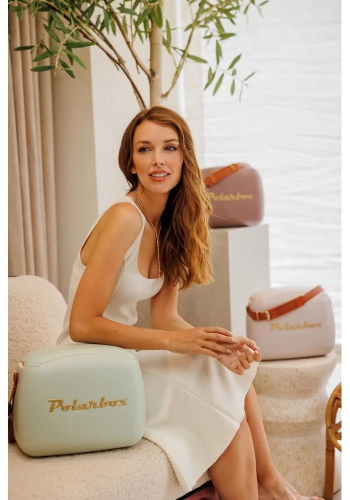 Cutie termoizolantă verde prăfuit 6 l Classic Gold – Polarbox