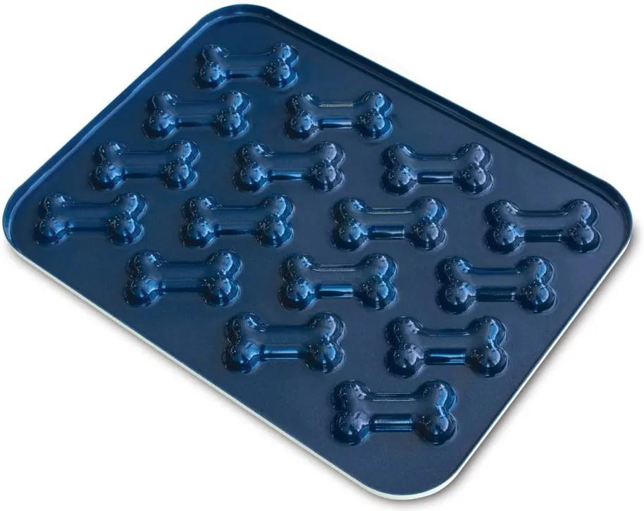 Formă pentru copt biscuiți în formă de os Nordic Ware, albastru
