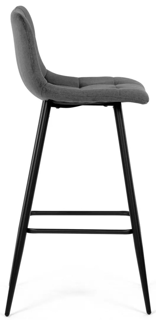 Set de scaune de bar B-X7015 GREY2, 4 buc