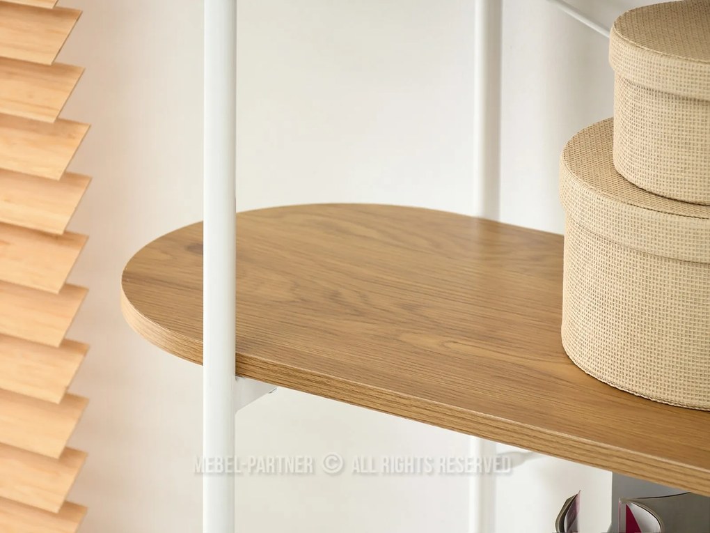 Raft Linde (stejar + alb). 1111369