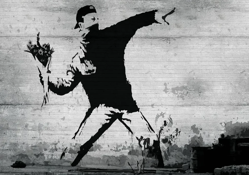 Fototapet - Gangstru cu flori (254x184 cm), în 8 de alte dimensiuni noi