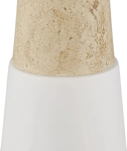 Globo 51070122 - Lampă de masă PAULIN 1xE27ILLU/40W/230V crem