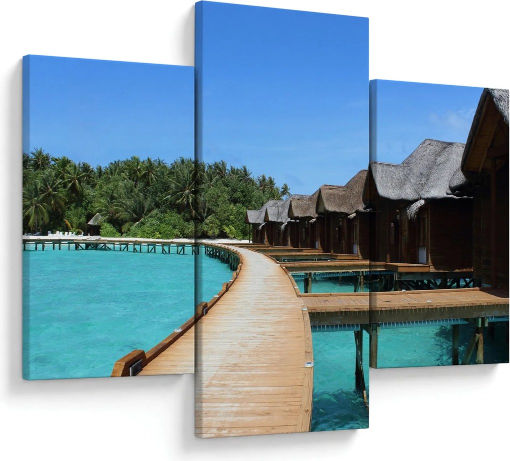 Tablou cu Maledive (90x60 cm)
