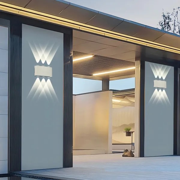 Brilagi - Aplică LED de exterior FLAREBOX, 6W, 230V, alb, IP65