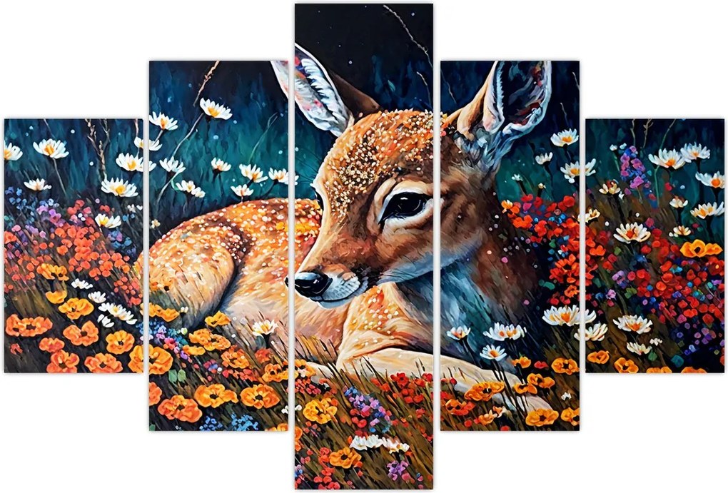 Tablou - Cerb pictat (150x105 cm)