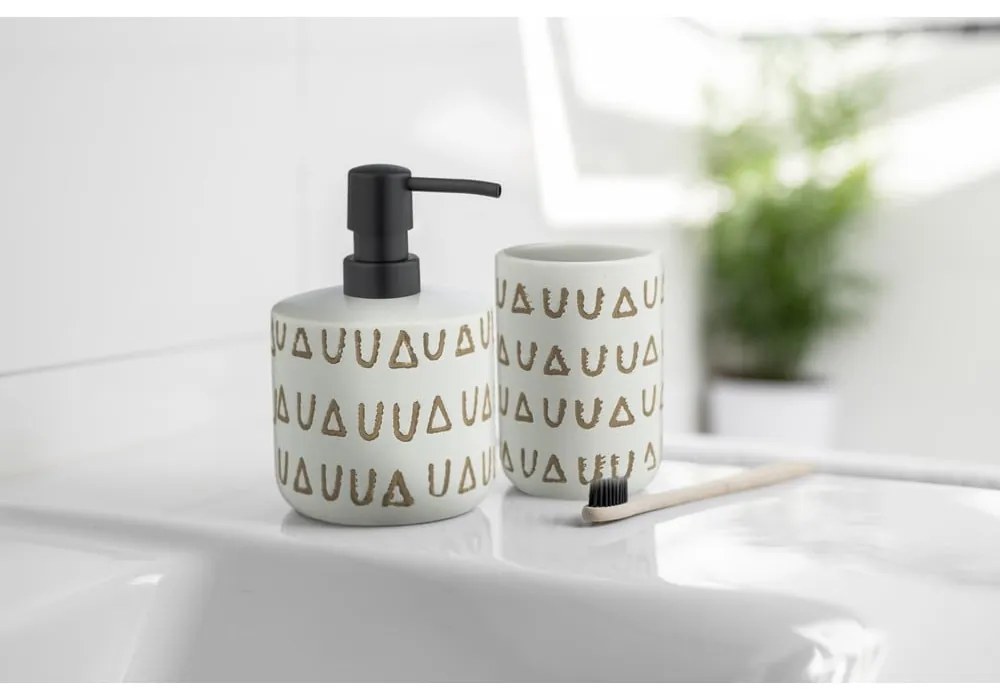 Suport bej din ceramică pentru periuțe de dinți Avila - Wenko