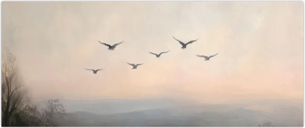 Tablou - Stol de păsări (120x50 cm)