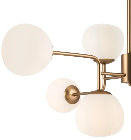 Lustră pe tijă Maytoni MOD221-PL-08-G ERICH 8xE14/40W/230V cupru