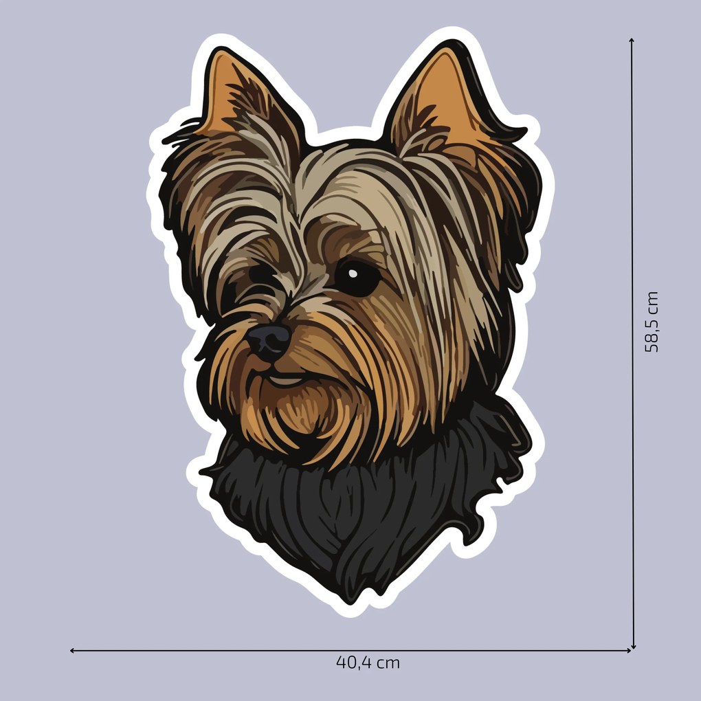 PIPPER. Autocolant Yorkshire mărimea: 60cm