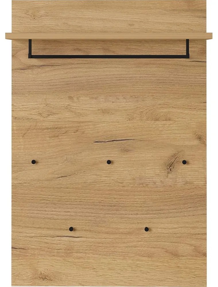 Panou de agățat diverse în culoare naturală cu aspect de lemn de stejar Fremont – Germania