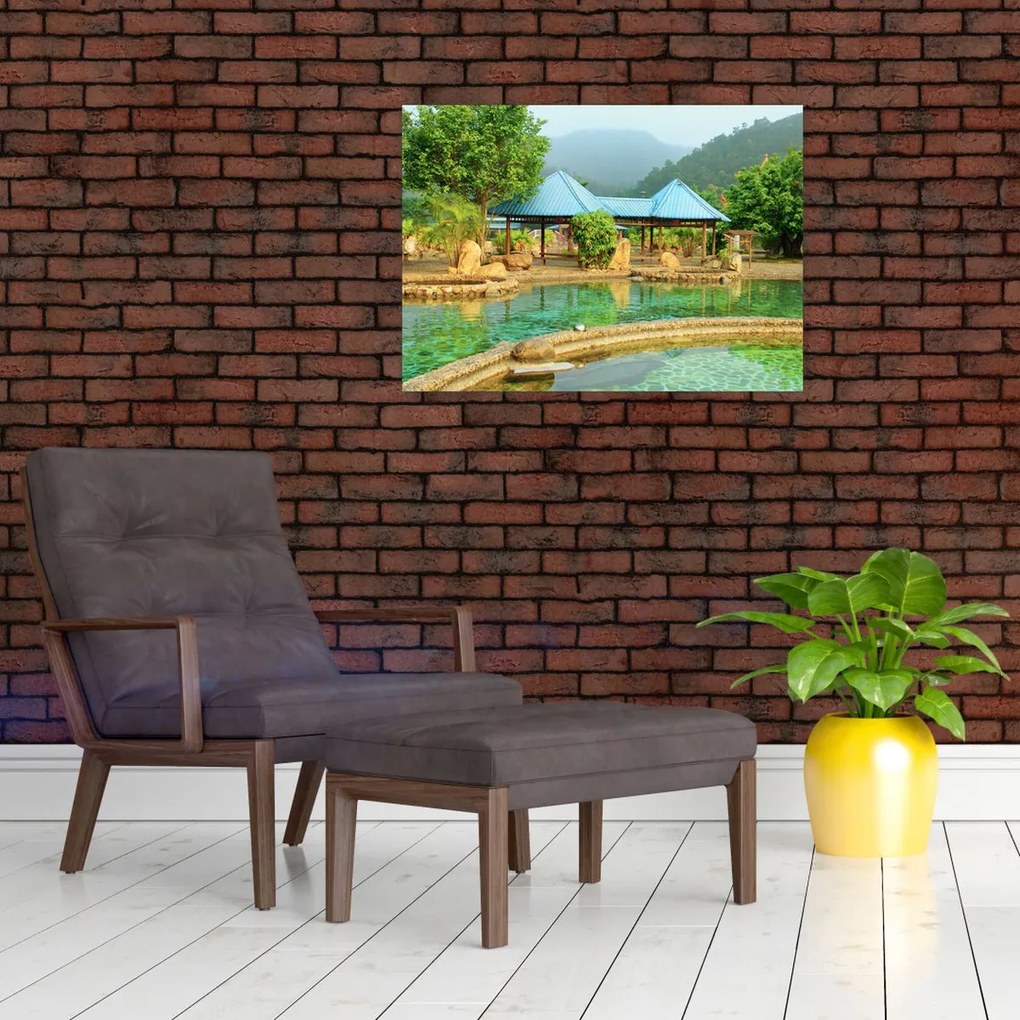 Shanghai hotel park (70x50 cm)