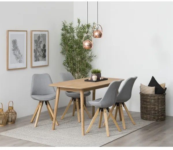 Masă de sufragerie BERG stejar