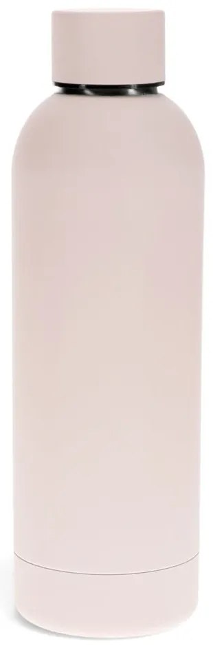 Sticlă roz-deschis de călătorie din oțel inoxidabil 500 ml – Rex London