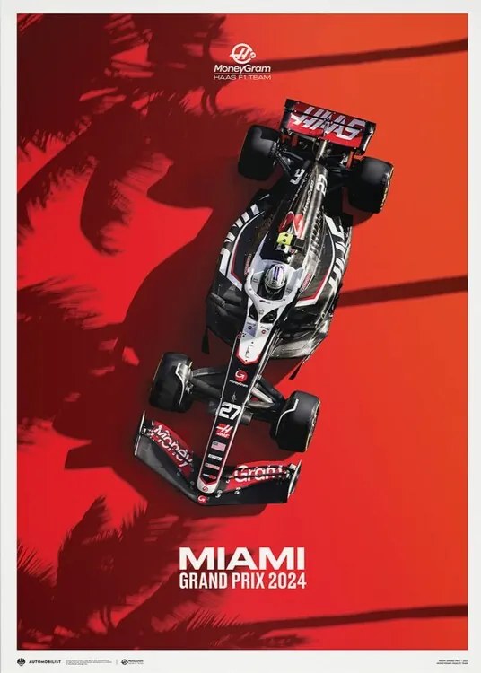 Imprimare de artă MoneyGram Haas F1 Team - Miami Grand Prix - 2024, Automobilist