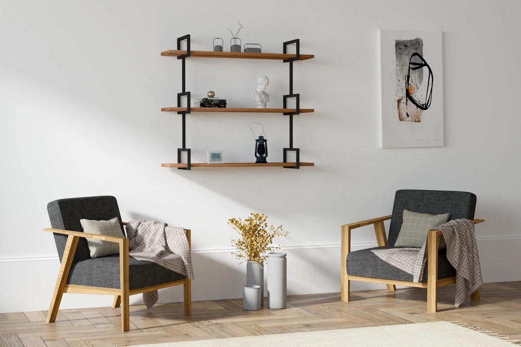 Raft de perete Uras - Walnut