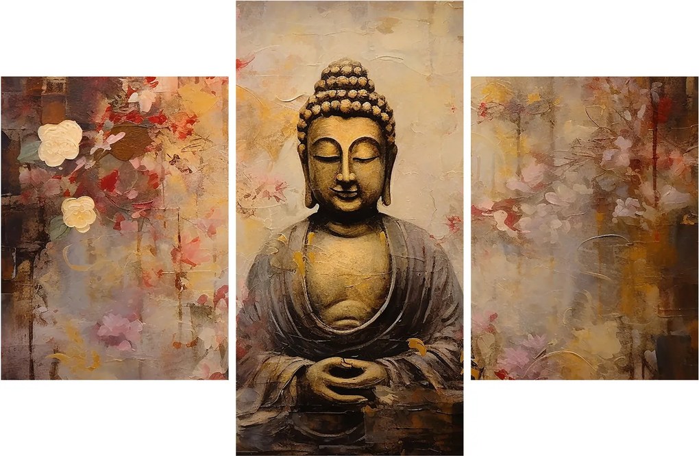 Tablou - Buddha, pictură (90x60 cm)