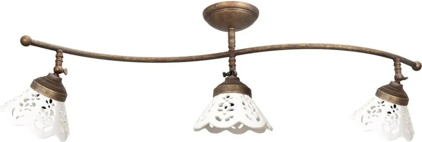 Lustra tavan cu 3 abajure din ceramica directionabile Vintage Soul