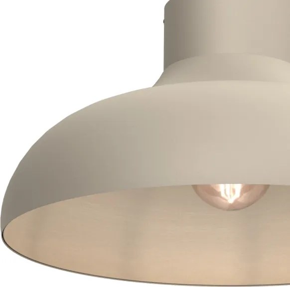 Plafonieră BASCA 1xE27/15W/230V Ø 40 cm bej