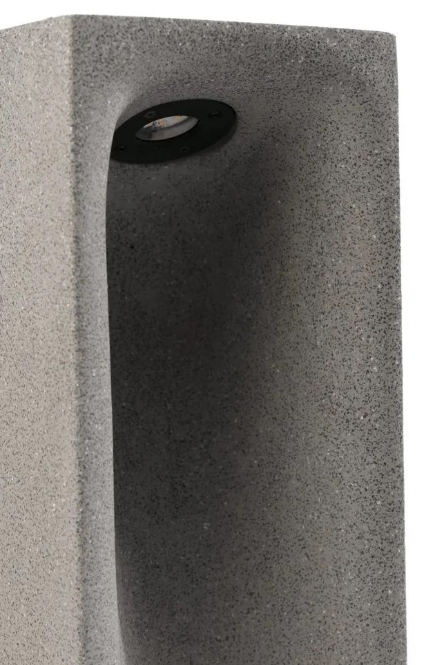 Stalp LED iluminat exterior IP55 GROT 3000K H-70cm gri