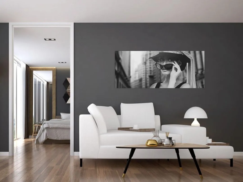 Tablou cu femeie (120x50 cm)