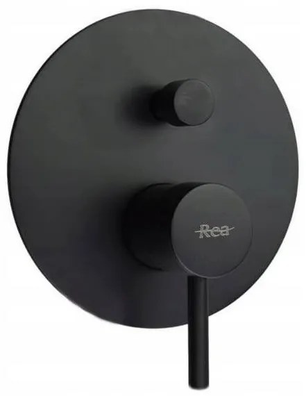 Baterie pentru dus Lungo negru mat