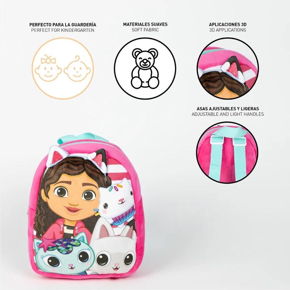 Gabby&#039;s Dollhouse rucsac pluş, geantă 22 cm