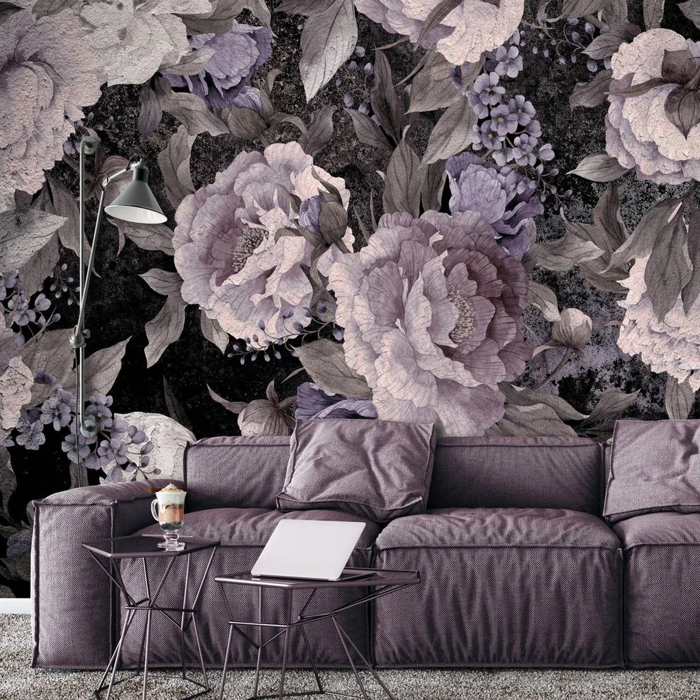 Fototapet - Flori bujori (152,5x104 cm)