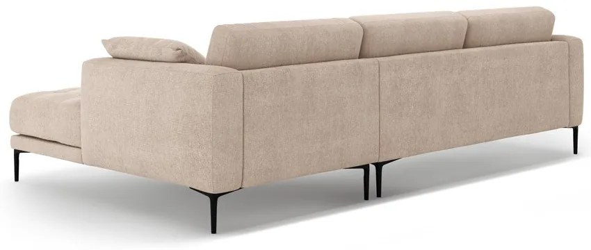 Colțar maro deschis (cu colț pe partea dreaptă/cu șezlong) Bemy – Micadoni