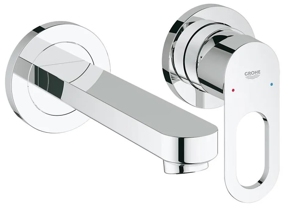 GROHE 20289000 - Baterie pentru lavoar cu două orificii BAULOOP 110 mm, crom lucios