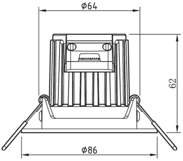 SET 3x corp de iluminat LED dimabil pentru baie Philips ABROSA LED/9W/230V IP44